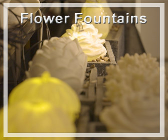 Fuentes de flores